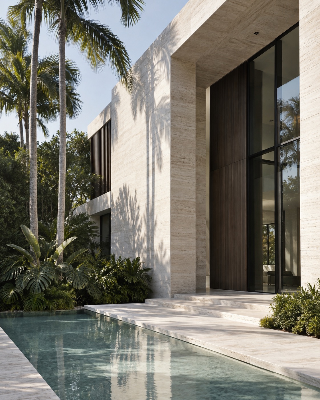 Representative placeholder: sculptural waterfront branded residence